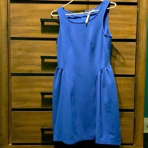 LC Lauren Conrad Blue Mini Dress